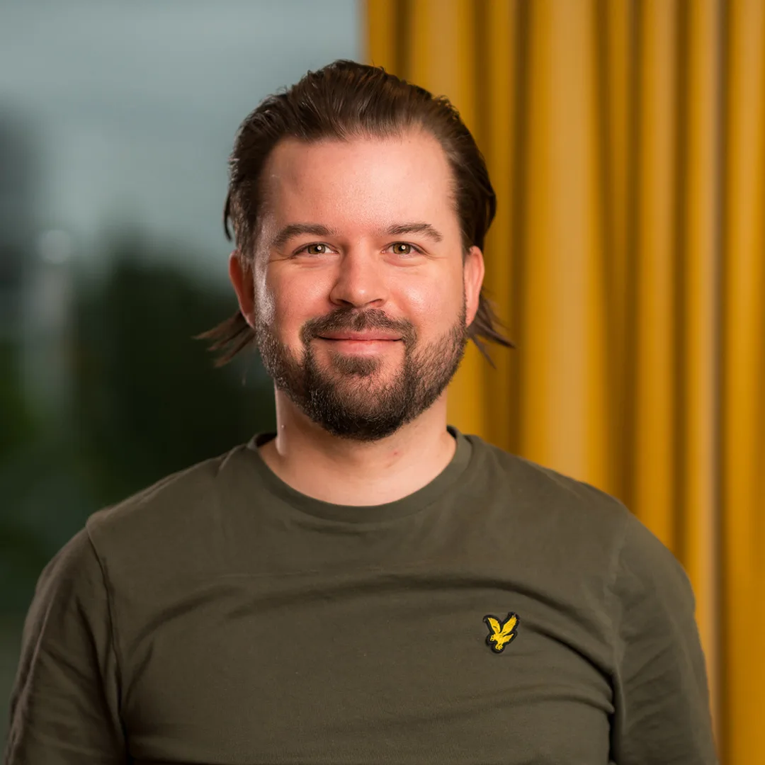Pontus Lindstrom webbutvecklare på OAS